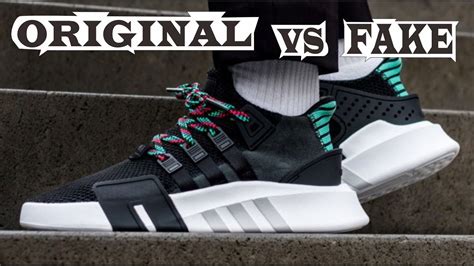 how to spot fake adidas eqt support adv|adidas original shoes check.